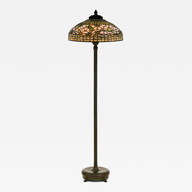 Tiffany Studios BANDED DOGWOOD by Tiffany Studios Floor Lamp
