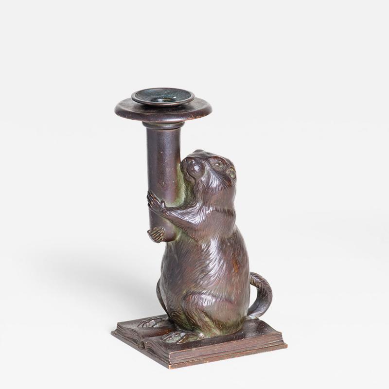Tiffany Studios Candlestick for the Rowfant Club