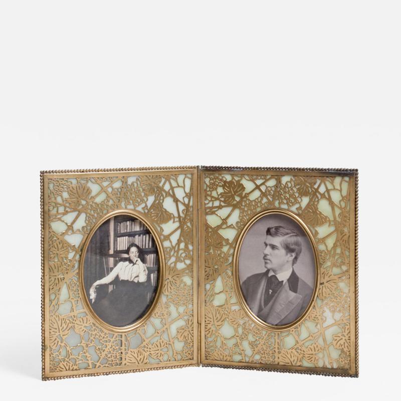 Tiffany Studios Grapevine Double Picture Frame