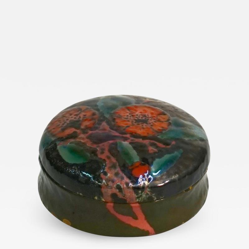 Tiffany Studios Lidded Box with Poppy Design