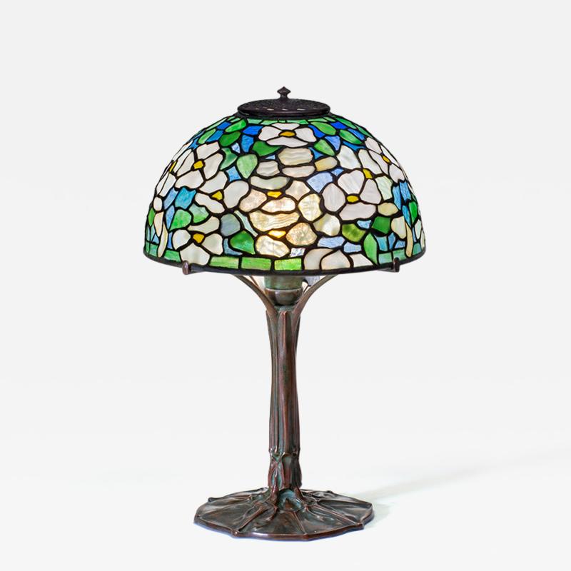 Tiffany Studios Rare Dogwood Table Lamp