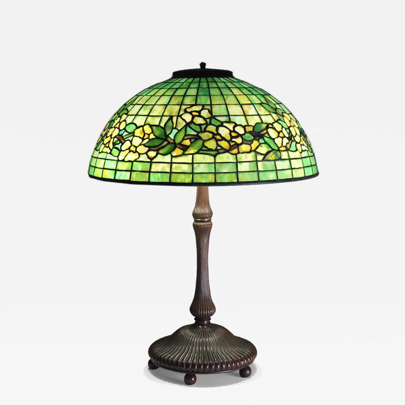 Tiffany Studios Tiffany Studios 18 Belted Dogwood table lamp