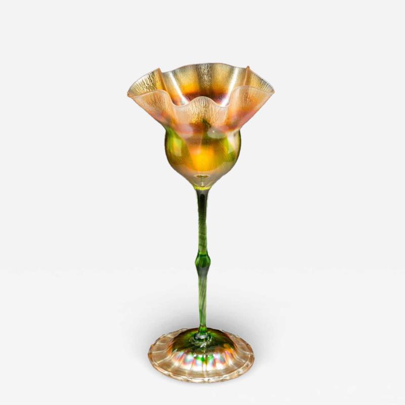 Tiffany Studios Tiffany Studios Colorful Favrile Floriform Vase