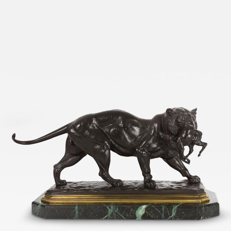 Tiger Carrying a Gazelle Paul Edouard Delabrierre after 