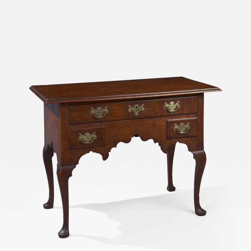 Tiger Maple Queen Anne Dressing Table