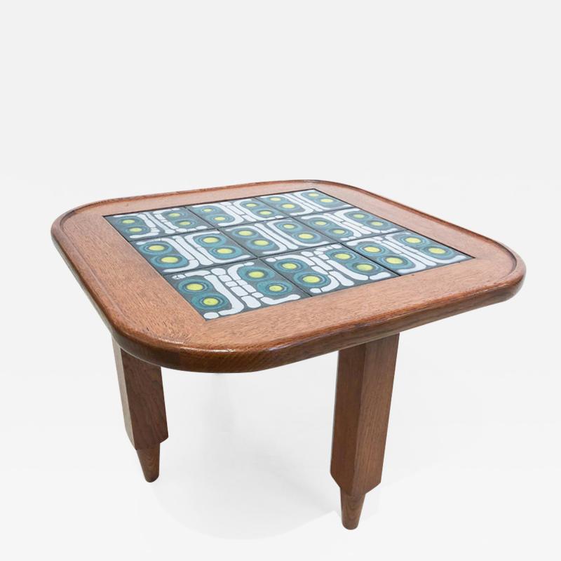 Tile Top Table by Guillerme et Chambron