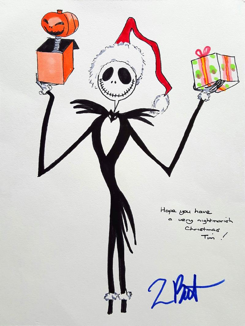 Tim Burton Hope You Have a Very Nightmarish Christmas