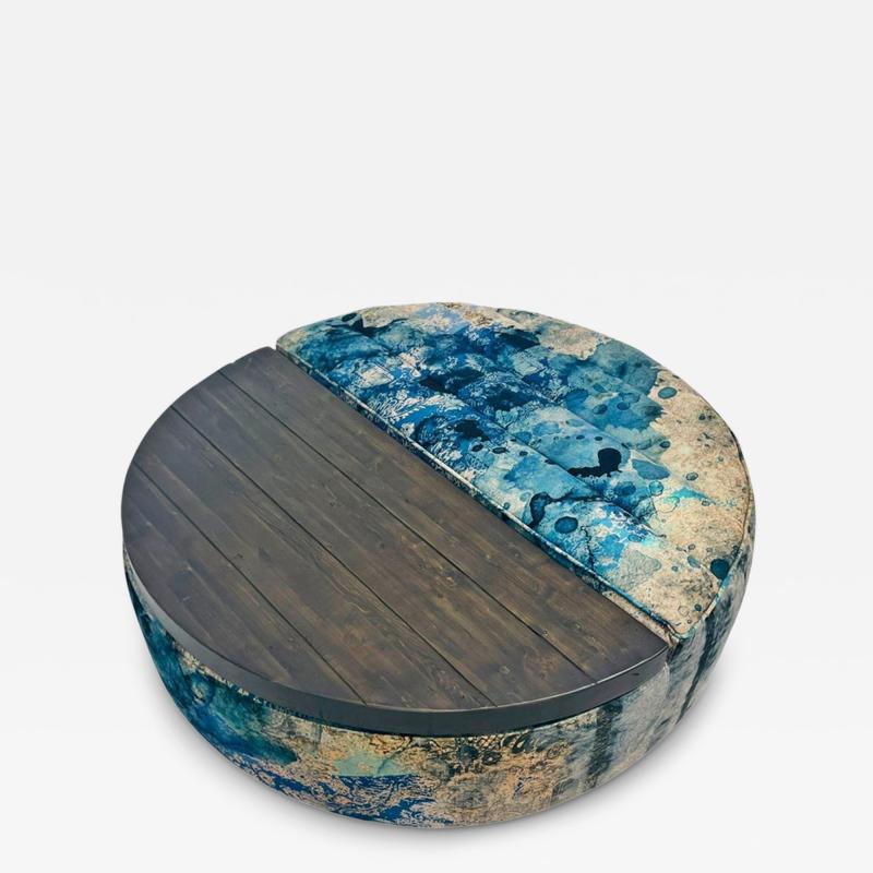 Timothy Oulton Shabby Storage Coffee Table Siren Velvet Reclaimed Timber