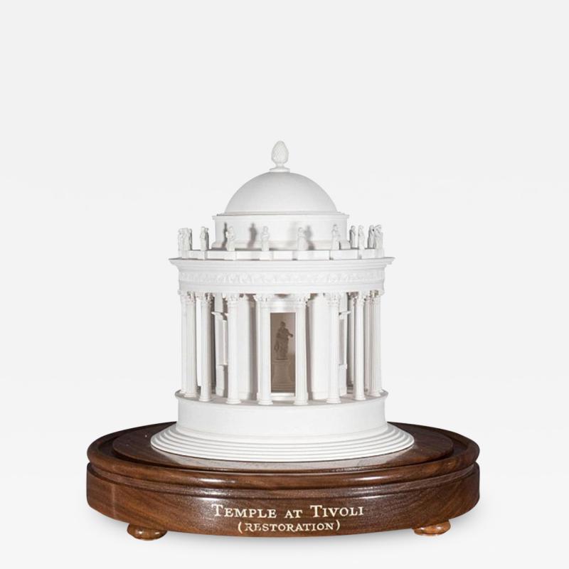 Timothy Richards A Plaster Model of the Temple at Tivoli by Timothy Richards