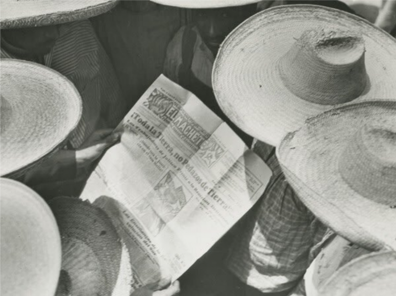 Tina Modotti Campesinos reading El Machete 1928 Printed 1970s