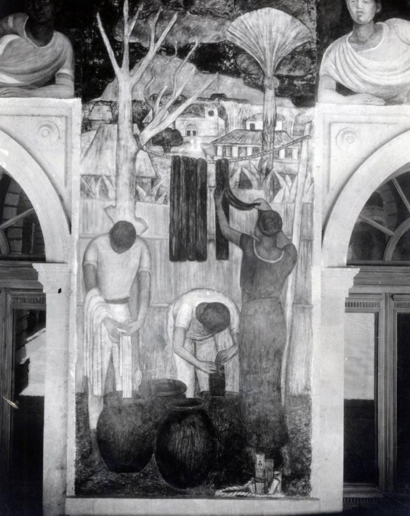 Tina Modotti Diego Rivera Mural The Dyers 