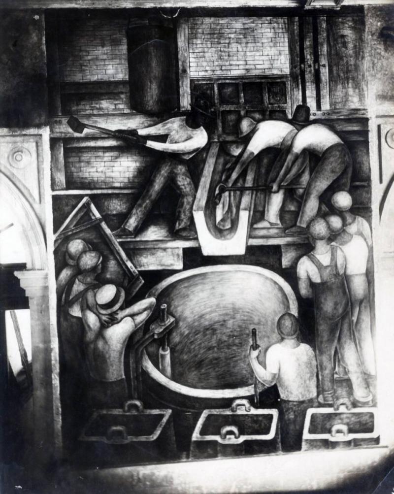Tina Modotti Diego Rivera Mural The Foundry 