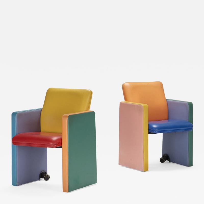 Tito Agnoli armchairs pair