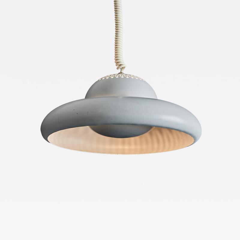 Tobia Scarpa Fior Di Loto Pendant Lamp in white Aluminum by Tobia Scarpa for Flos