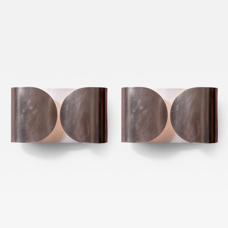 Tobia Scarpa Pair of Foglio Wall Lights by Tobia Scarpa for Flos Italy 1966