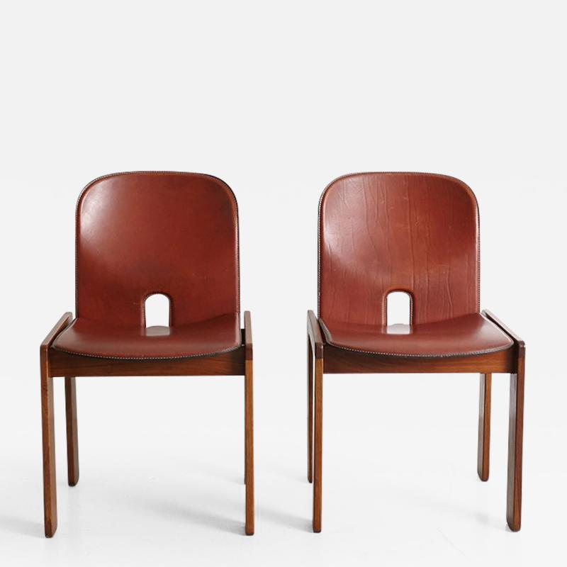 Tobia Scarpa Pair of Tobia Scarpa Dining Chairs