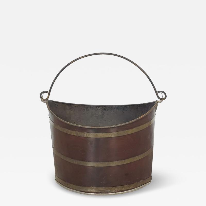 Tole Peat Bucket England 19th century