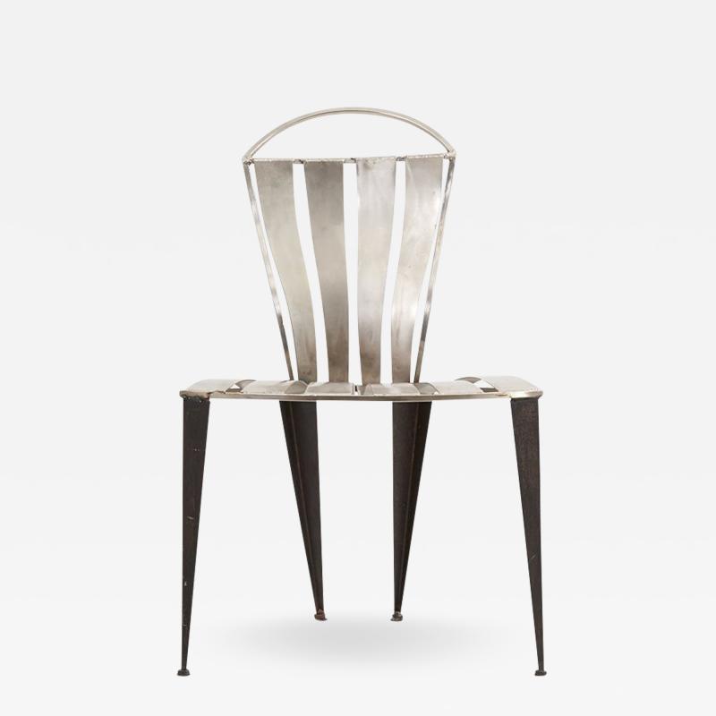 Tom Dixon Prototype Steel Chair by Tom Dixon England 1989