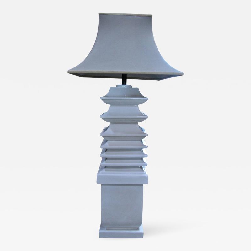 Tommaso Barbi Italian Ceramic Floor Lamp by Tommaso Barbi