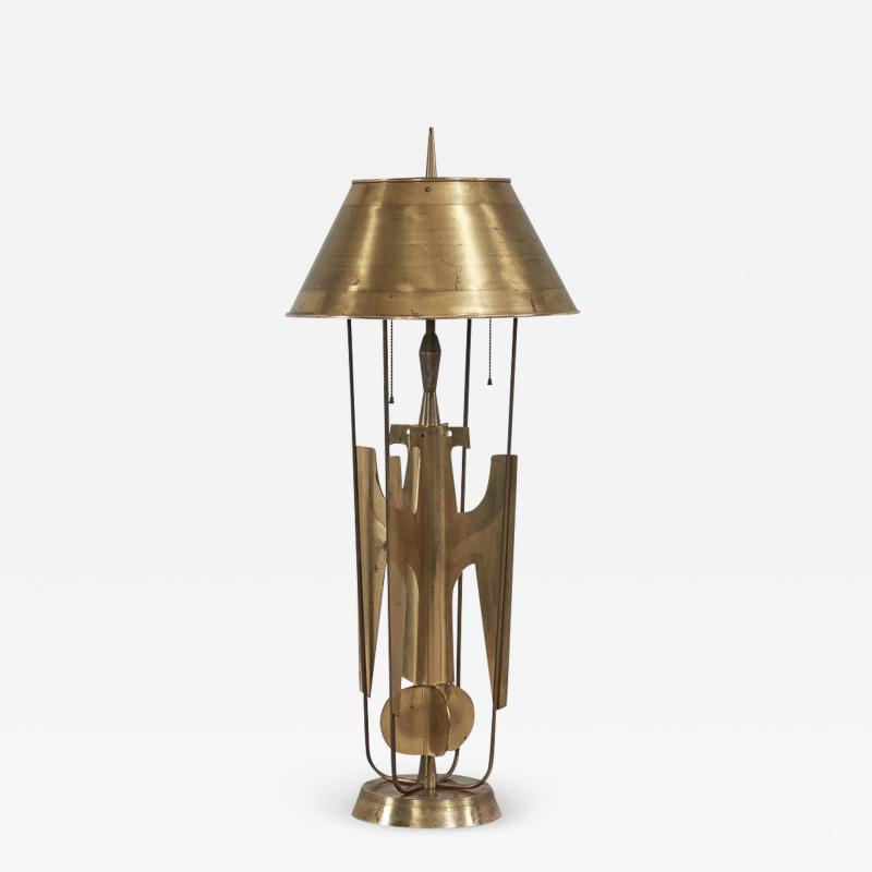 Tommi Parzinger Brass Lamp 1955