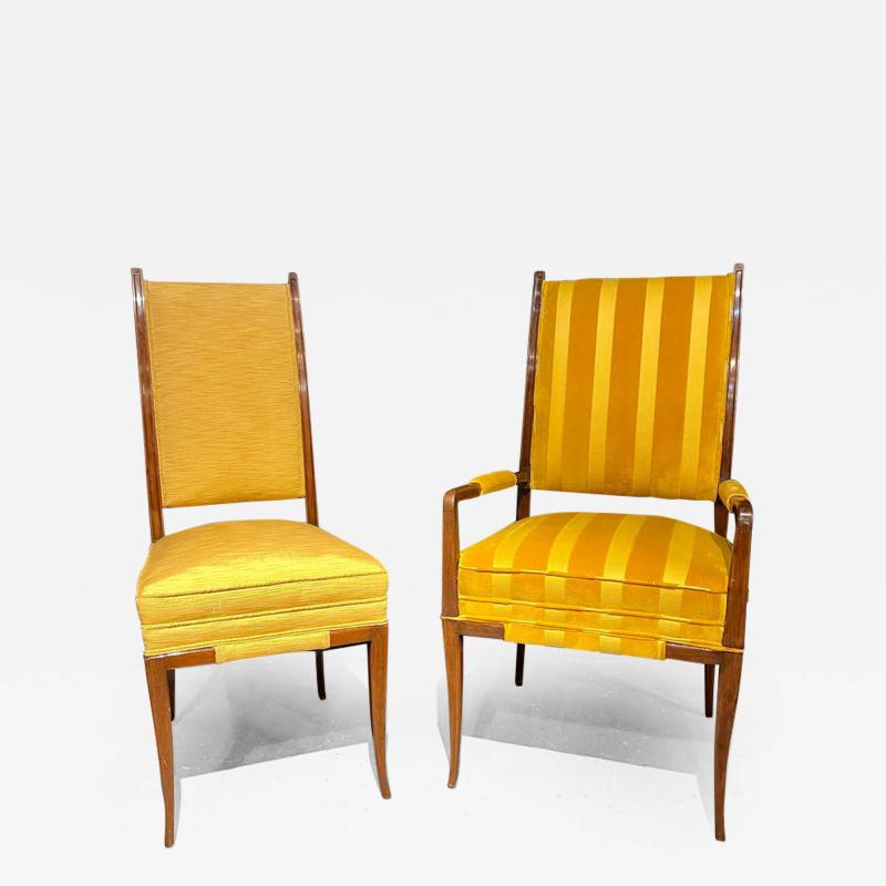 Tommi Parzinger Mid Century Modern Six Tommi Parzinger Dining Chairs Originals