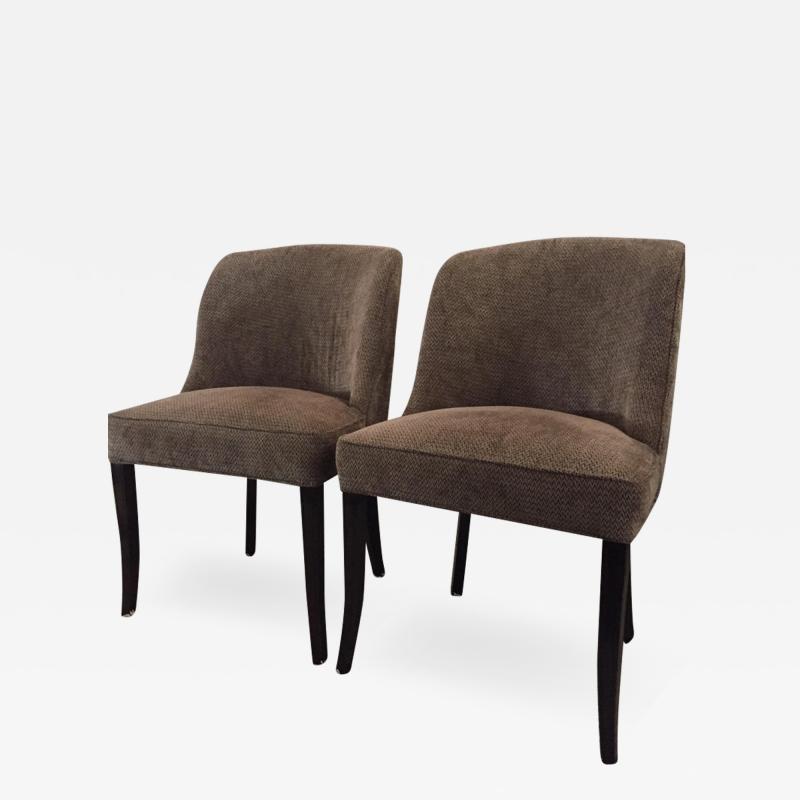 Tommi Parzinger Pair of Tommi Parzinger Chairs Captains Dining Chairs Charek Modern
