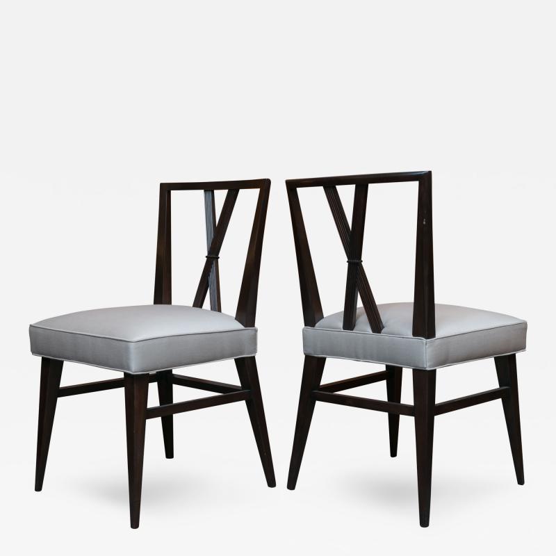 Tommi Parzinger Set of Eight Tommi Parzinger Dining Chairs