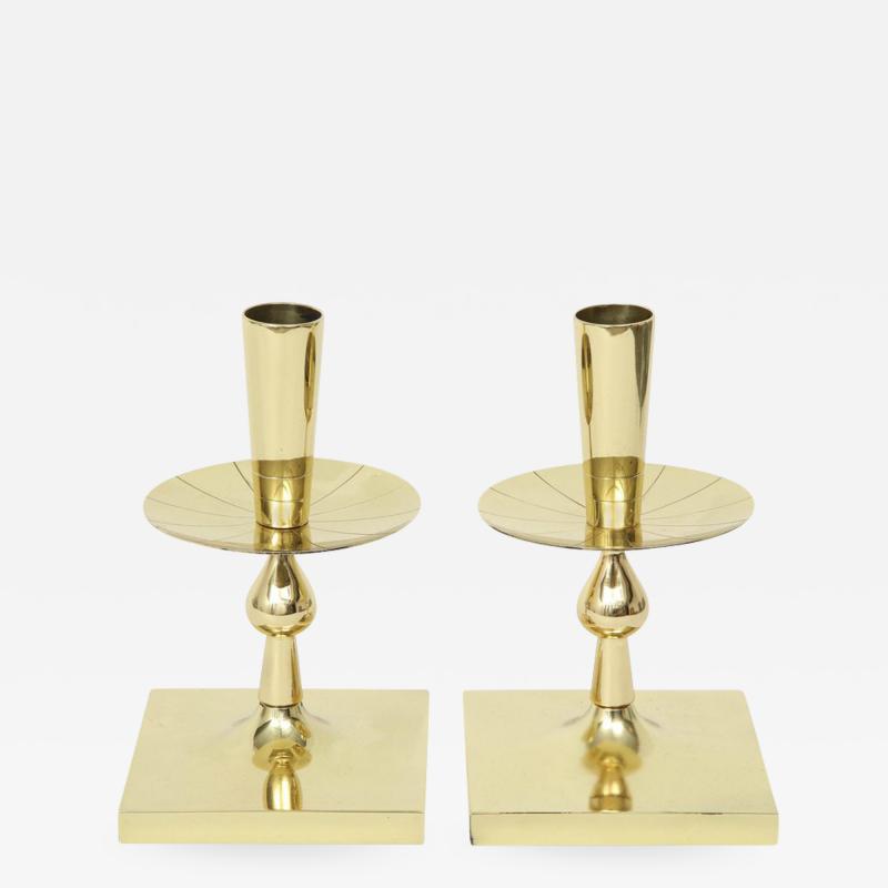 Tommi Parzinger Tommi Parzinger Brass Candlesticks