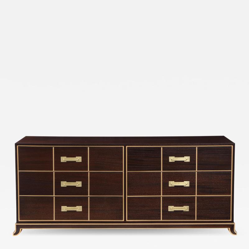 Tommi Parzinger Tommi Parzinger Mahogany Dresser