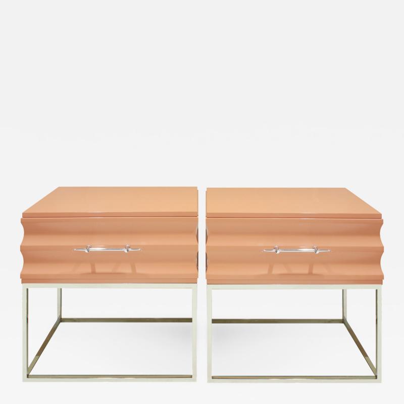 Tommi Parzinger Tommi Parzinger Sculpted Bedside Tables 1960s