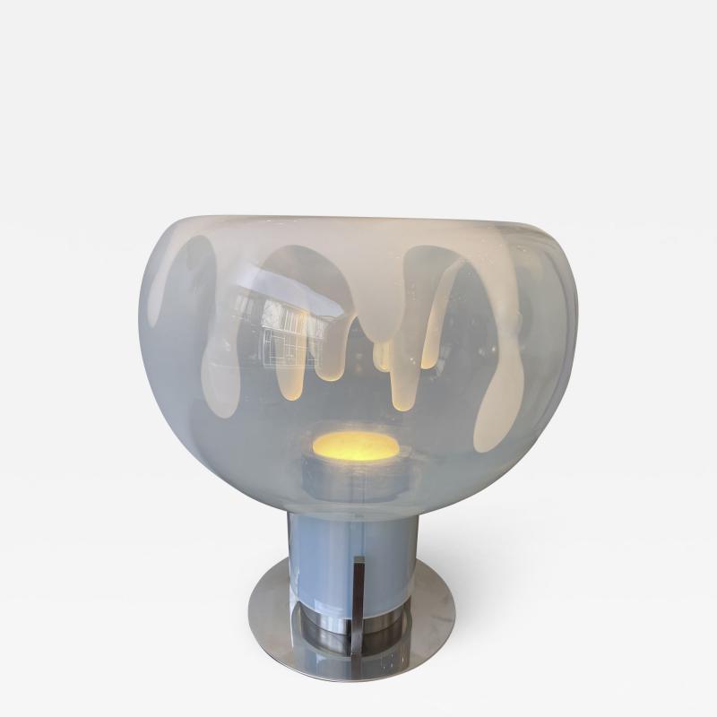 Toni Zuccheri Lamp Murano Glass and Metal by Toni Zuccheri for VeArt Italy 1970s