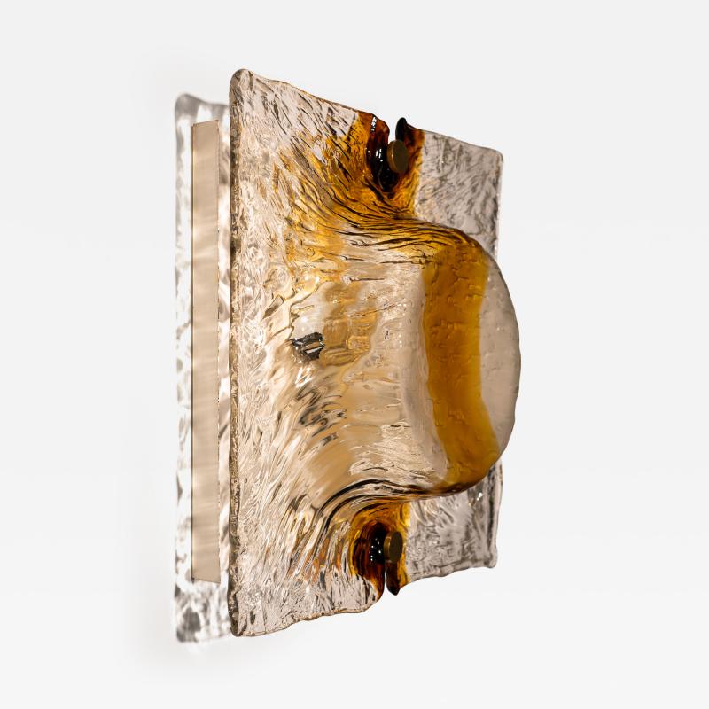 Toni Zuccheri Toni Zuccheri Large Wall Lamp for Venini 1960s