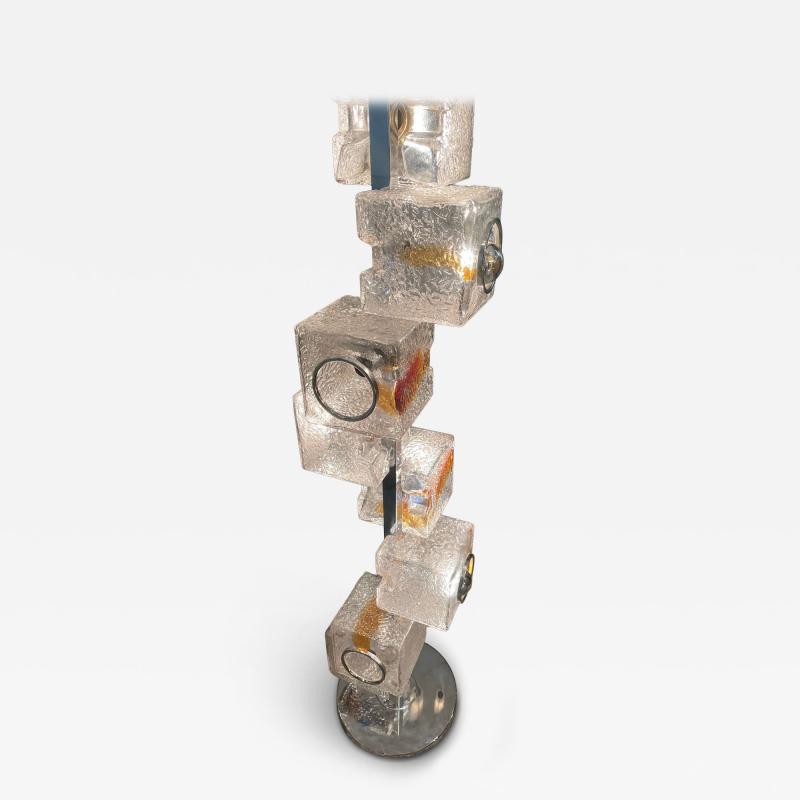 Toni Zuccheri Vintage Murano Glass Floor Lamp by Toni Zuccheri