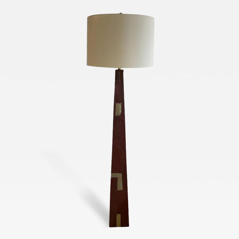 Tony Berlant American Modern Sculptural Steel and Enameled Floor Lamp Tony Berlant