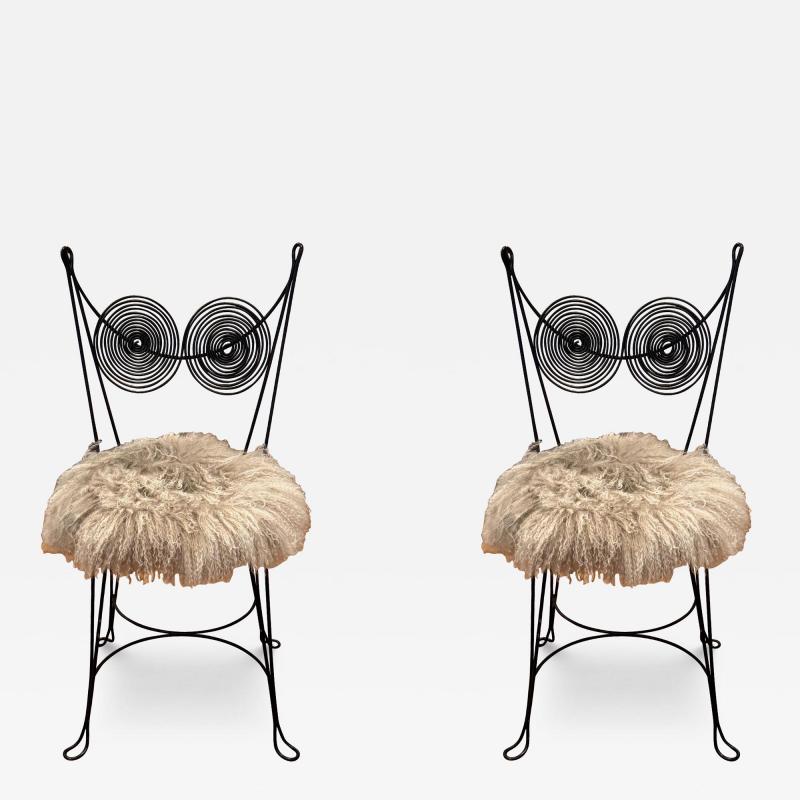 Tony Paul PAIR OF OWL CHAIRS