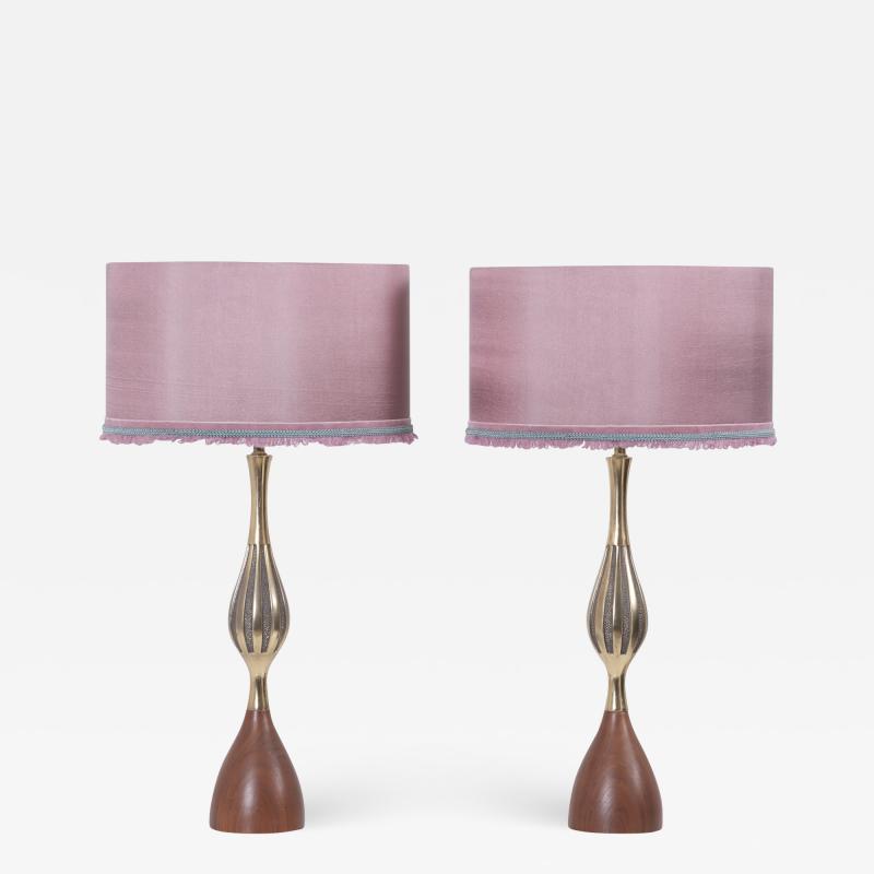 Tony Paul Pair of Table Lamps by Tony Paul for Westwood Lightning USA 1960s