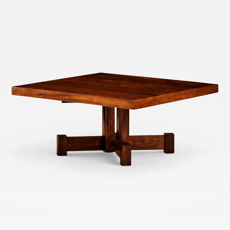 Tora Brazil Brazilian Modern Square Coffee Table in Rosewood Tora 1960s