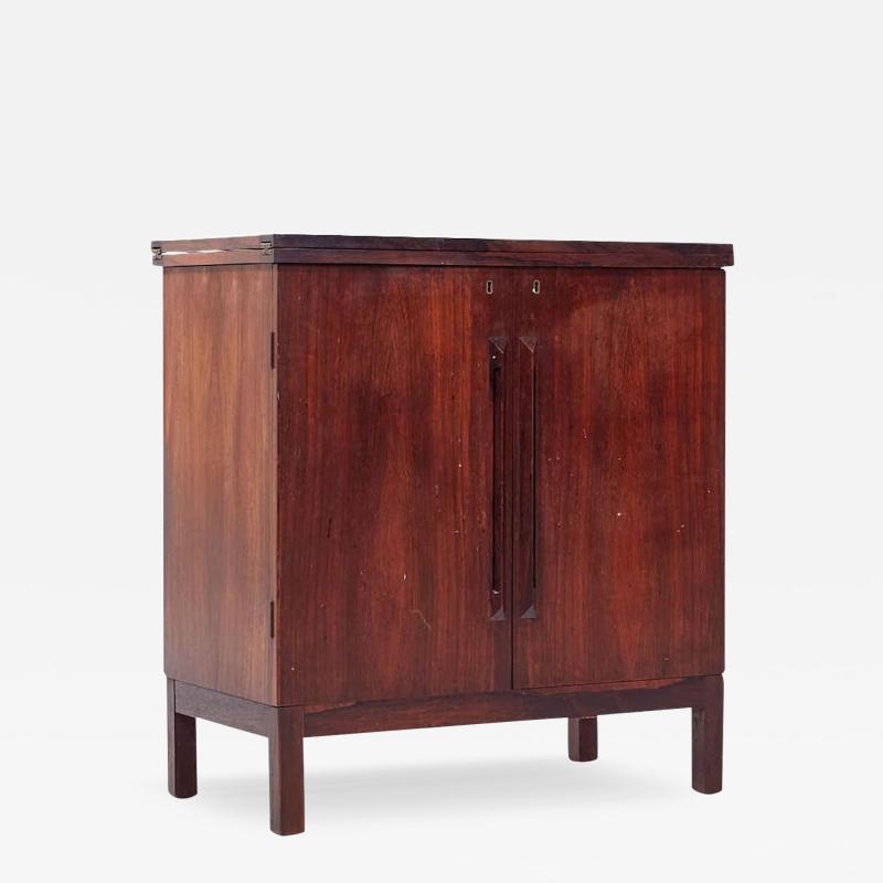 Torbjorn Afdal Torbjorn Afdal for Bruksbo Mid Century Danish Rosewood Bar