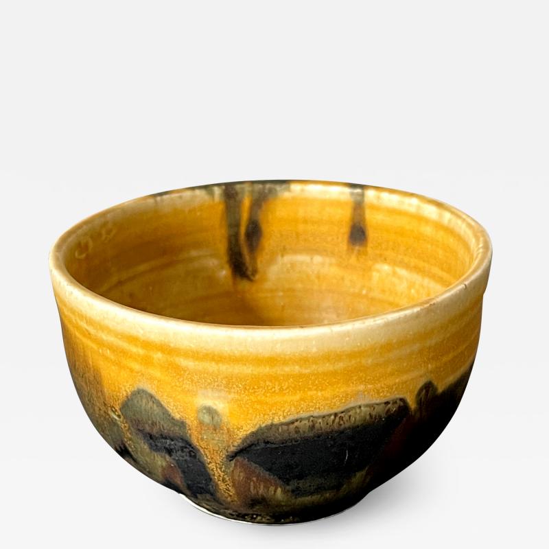 Toshiko Takaezu Glazed Ceramic Tea Bowl by Toshiko Takaezu