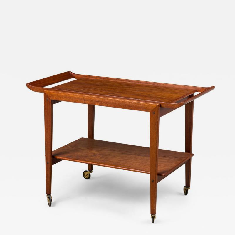Tove and Edvard Kindt Larsen Danish Mid Century Tea Cart