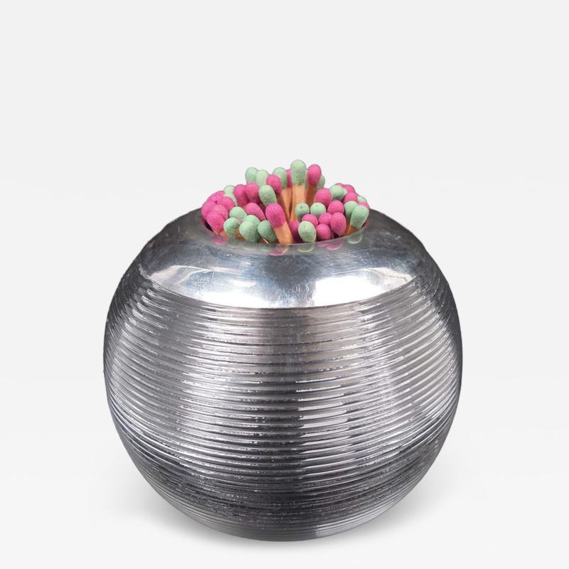 Traditional English Crystal Sterling Silver Match Strike 2002