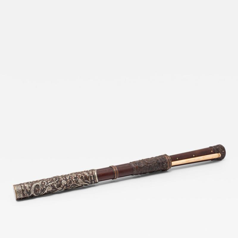 Traveling Chopstick Set with Repouss Fittings