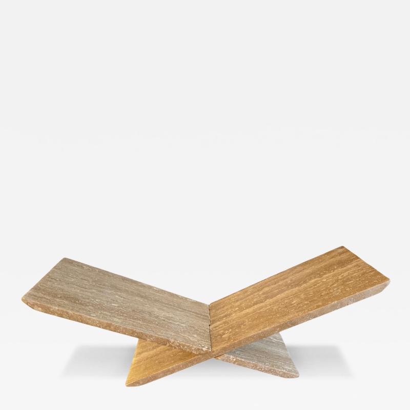 Travertine Book Stand