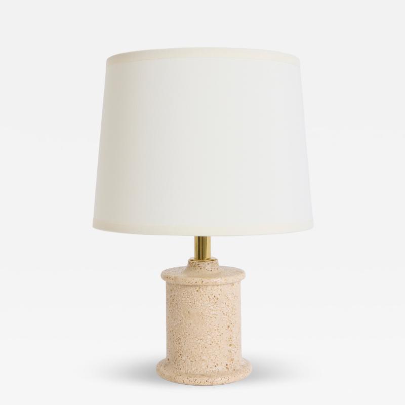 Travertine Table Lamp