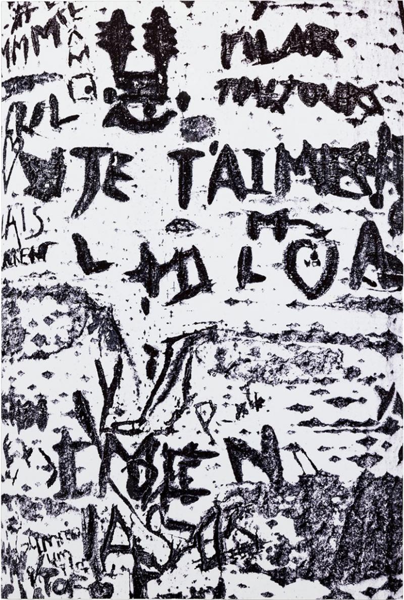 Tristan Govignon Tristan Govignon Je Taime Print on Glossy Aluminum