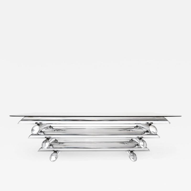 Tubular Chrome Coffee Table
