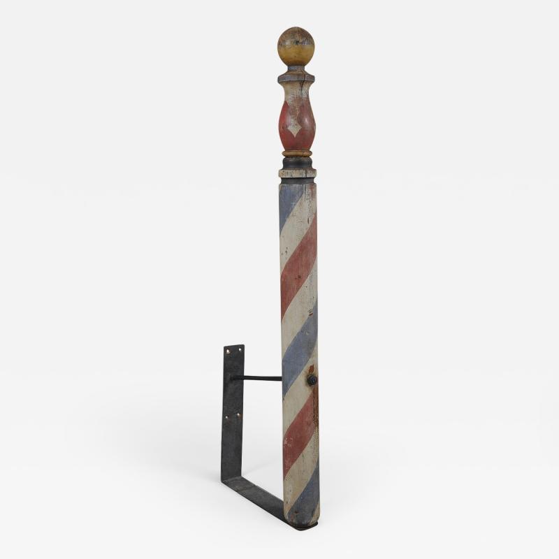 Turned Wall Mounted Barber Pole