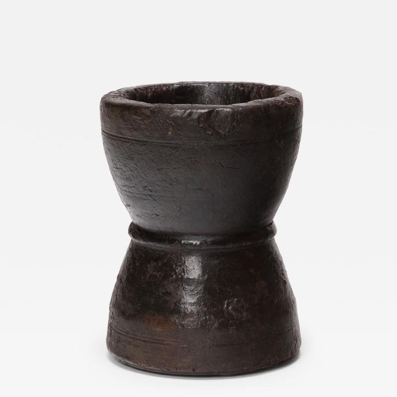 Turned Wooden Mortar