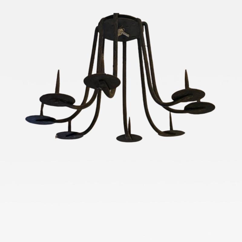 Tuscan Hand Forged Iron Candelabra