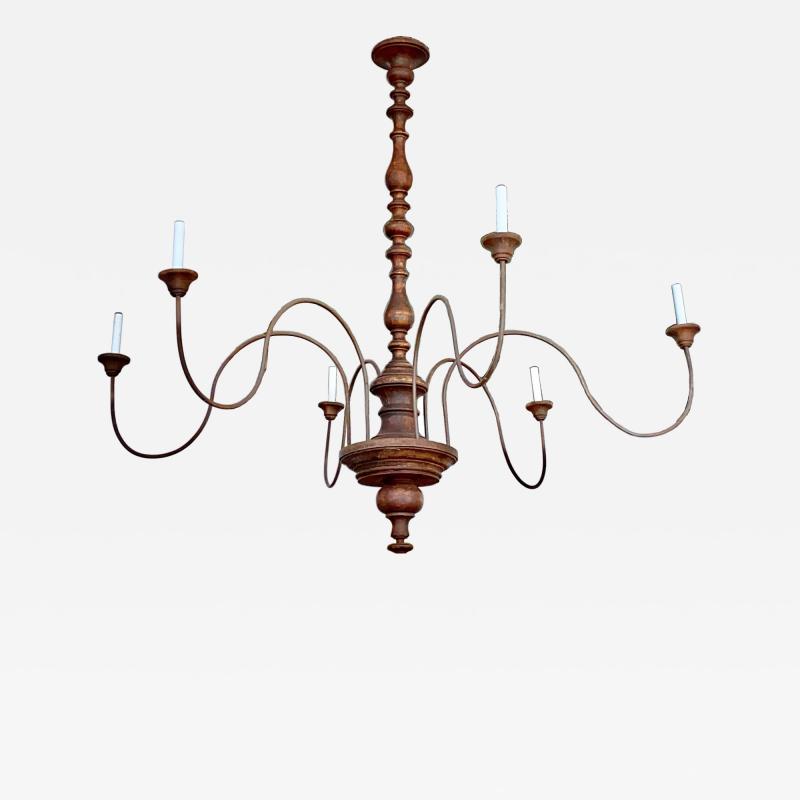 Tuscan Walnut Chandelier